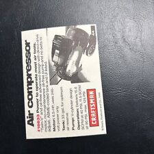 Jb98 craftsman card for sale  Walnut