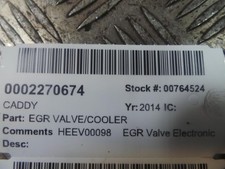 vw caddy egr valve for sale vw caddy egr valve for sale SKELMERSDALE