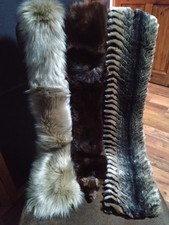 fur trimmed wrap for sale  GOOLE