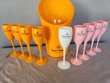 Conjunto de balde de festa Vueve Clicquot 9 flautas novo comprar usado  Enviando para Brazil