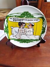 Assiette humoristique d'occasion  Viriat