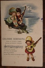 Cpa kids musicians d'occasion  Expédié en Belgium