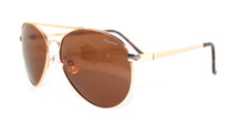 Óculos de Sol Aviador Polaroid Polarizado Masculino - Tom Dourado - PLDx15003 comprar usado  Enviando para Brazil