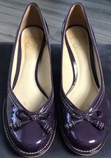 Clarks purple patent for sale  MARKET DRAYTON