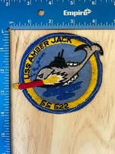 Adesivo submarino Amber Jack 1960s-1970s USA Navy SS 522 USS (488) comprar usado  Enviando para Brazil