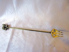 Antique brass toasting for sale  STIRLING
