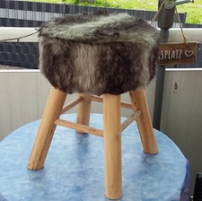 Fellhocker holzhocker kunstfel gebraucht kaufen  Schönwald im Schwarzwald