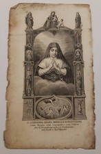 Antico santino santa usato  Mondaino