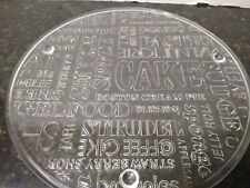 Clear round glass for sale  Mendham