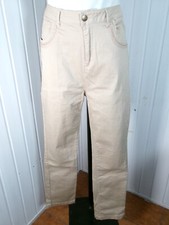 Pantalon jean beige d'occasion  Colmar