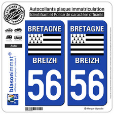 Stickers autocollant plaque d'occasion  Balaruc-les-Bains
