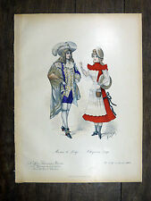 Lithographie 1901 loup d'occasion  Saugues