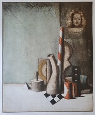WOLFGANG ZELMER Original - akwaforta, podpisana ręcznie, portret nr 15/100 na sprzedaż  Wysyłka do Poland