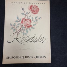 Gesang klavier rosenlieder gebraucht kaufen  Jena