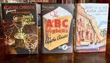AGATHA CHRISTIE COLLECTION Of HERCULE POIROT STORIES 3 x Volumes + Dust Jackets, usado comprar usado  Enviando para Brazil