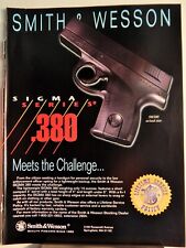 ARMA DE FOGO SMITH & WESSON SIGMA 380 PISTOLA ORIGINAL VINTAGE DÉCADA DE 1990 ANÚNCIO comprar usado  Enviando para Brazil