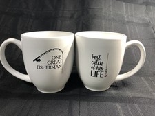 Xícaras de café de pescador e cônjuge. comprar usado Xícaras de café de pescador e cônjuge. comprar usado  Enviando para Brazil