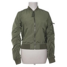 Bershka, kurtka bomberka, damska, rozmiar: XS, zielona, poliester, jednokolorowa #ov0 na sprzedaż  PL