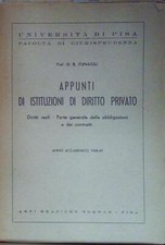 Funaioli appunti istituzioni usato  Italia