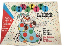 Vintage confetti clown for sale  Seaford