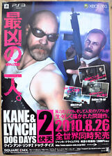 Pôster promocional japonês Kane & Lynch 2: Dog Days RARO PS3 XBOX 360 51,5cm x 73cm comprar usado  Enviando para Brazil