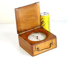 Portable aneroid barometer signed "E. Hue constructeur Paris". Ca 1920. comprar usado  Enviando para Brazil