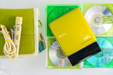 Minidisco verde Sony MZ-E630 com controle remoto, 4 Axia MDs, adaptador AA [DEMO / REPRODUZ] [471] comprar usado  Enviando para Brazil