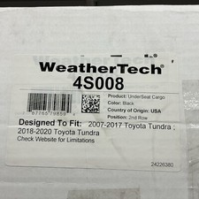 Weathertech seat storage for sale  Vancouver