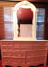 White dresser solid for sale  North Canton