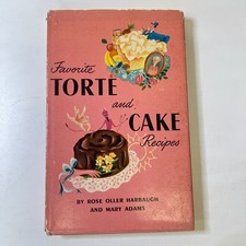 Favorite Torte and Cake Recipes by Rose Oller Harbaugh VTG 1951 Retro comprar usado  Enviando para Brazil