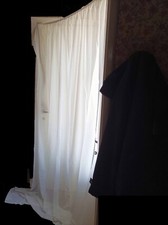 Tenda soggiorno bianca usato  Como