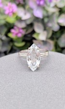 Bague blanc sertie d'occasion  Les Mureaux