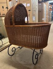 Natural wicker cot for sale  ALTRINCHAM