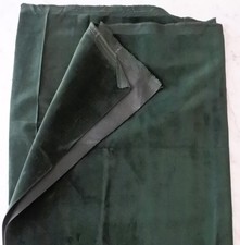 Tecido para estofados de veludo verde Hunter 1 1/4 jardas comprar usado  Enviando para Brazil