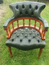 Chesterfield leather captains for sale  BRADFORD