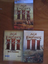 3 AGE OF EMPIRES III THE WAR CHIEFS FOLHETOS DE INSTRUÇÕES ÓTIMOS *** IMPERDÍVEIS ** comprar usado  Enviando para Brazil