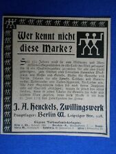 Werbung henckels zwillingswerk gebraucht kaufen  Weinböhla