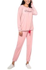 Usado, Conjunto de 2 peças de jersey exuberante feminino AnyBody inverno rosa rosa comprar usado  Enviando para Brazil