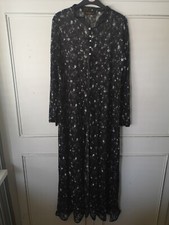 Black lace print for sale  GREENFORD