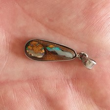 Pendentif opale boulder d'occasion  Douarnenez