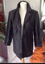 Veste manteau cuir d'occasion  Andeville