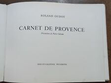 Carnet provence 1963 d'occasion  Lunel