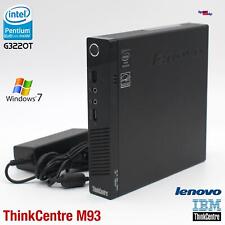 Lenovo Thinkcentre M93 10A5 Mini PC Ordenador 500GB 4GB Dual Core Windows 7 IBM comprar usado  Enviando para Brazil