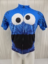 Camiseta masculina de ciclismo Cookie Monster - Passeio, bicicleta, comer biscoito GG comprar usado  Enviando para Brazil
