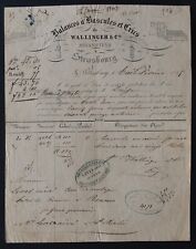Facture strasbourg 1845 d'occasion  Nantes-