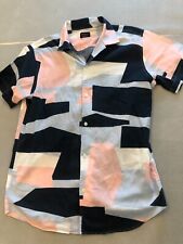 Usado, Camisa masculina Selected Homme com botões grande ajuste regular padrão funky comprar usado Usado, Camisa masculina Selected Homme com botões grande ajuste regular padrão funky comprar usado  Enviando para Brazil