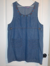 Vtg denim embroidered for sale  Fulton