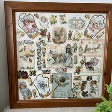 Antique victorian decoupage for sale  NEWPORT