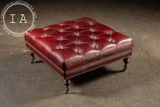 Large tufted leather for sale  USA