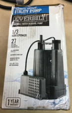 Bomba utilitária automática Everbilt 1/3 HP parece não usada comprar usado  Enviando para Brazil
